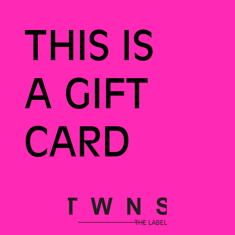 Giftcard TWNS the label
